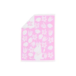 Mumi badehåndklæde seashells pink
