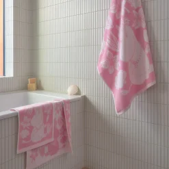 Mumi håndklæde seashells pink