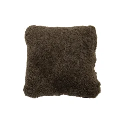 Newzealandsk lammeskindspude, taupe