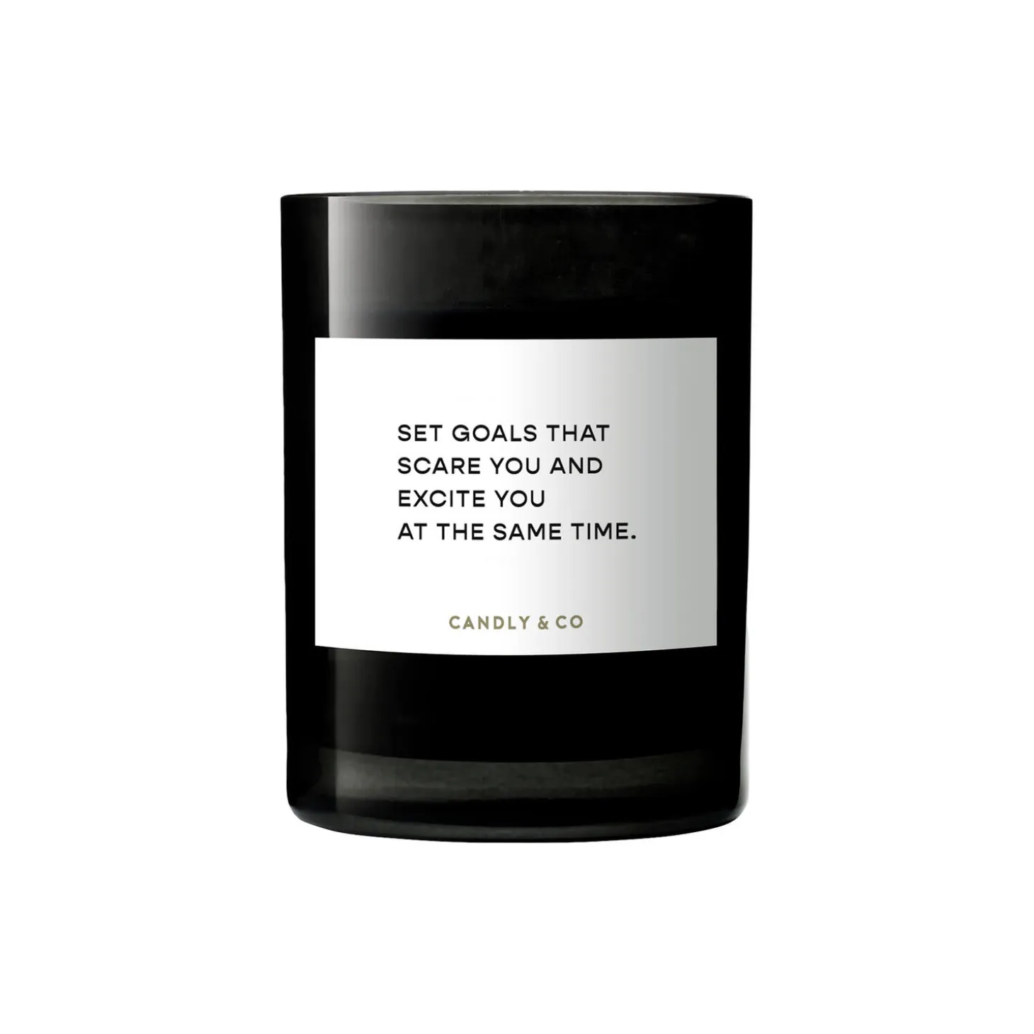 No. 4 Candle, Set goals that scare you and excite you at the same time