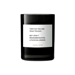 No. 1 Candle, They say you are what you eat