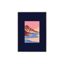 Orange Landscape poster