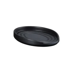 Oval grydeskeholder, matte black