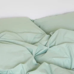 Percale sengesæt, grøn