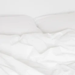 Percale sengesæt, hvid