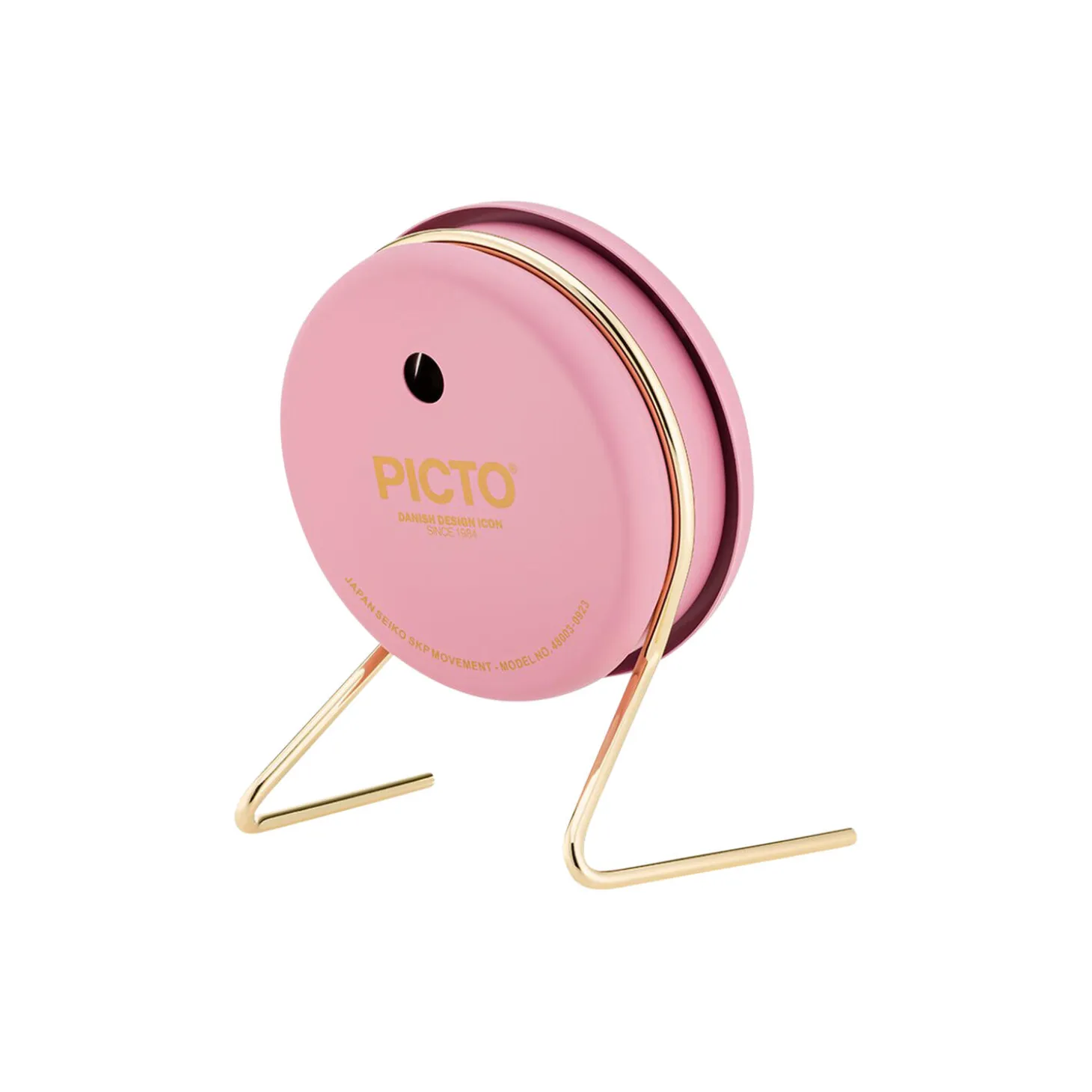 PICTO Table Clock, flamingo pink
