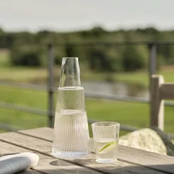 Pilastro karaffel med glas
