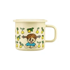 Pippi emaljekrus frugter, gul
