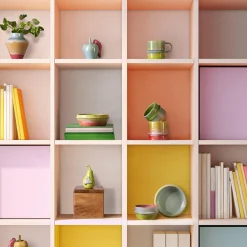 Poppery krus, apple green/mint/yellow