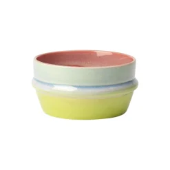Poppery Skål, pink/mint/apple green