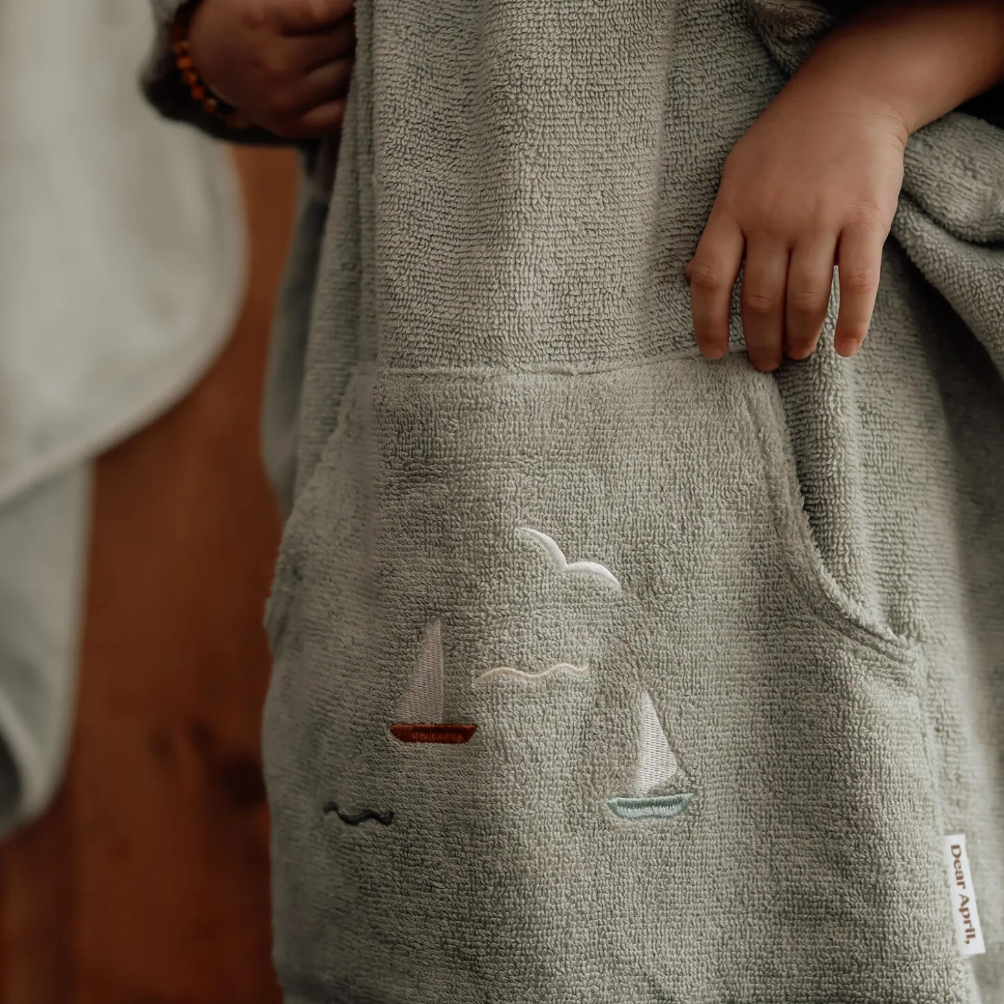 Puk badeponcho, sailboats
