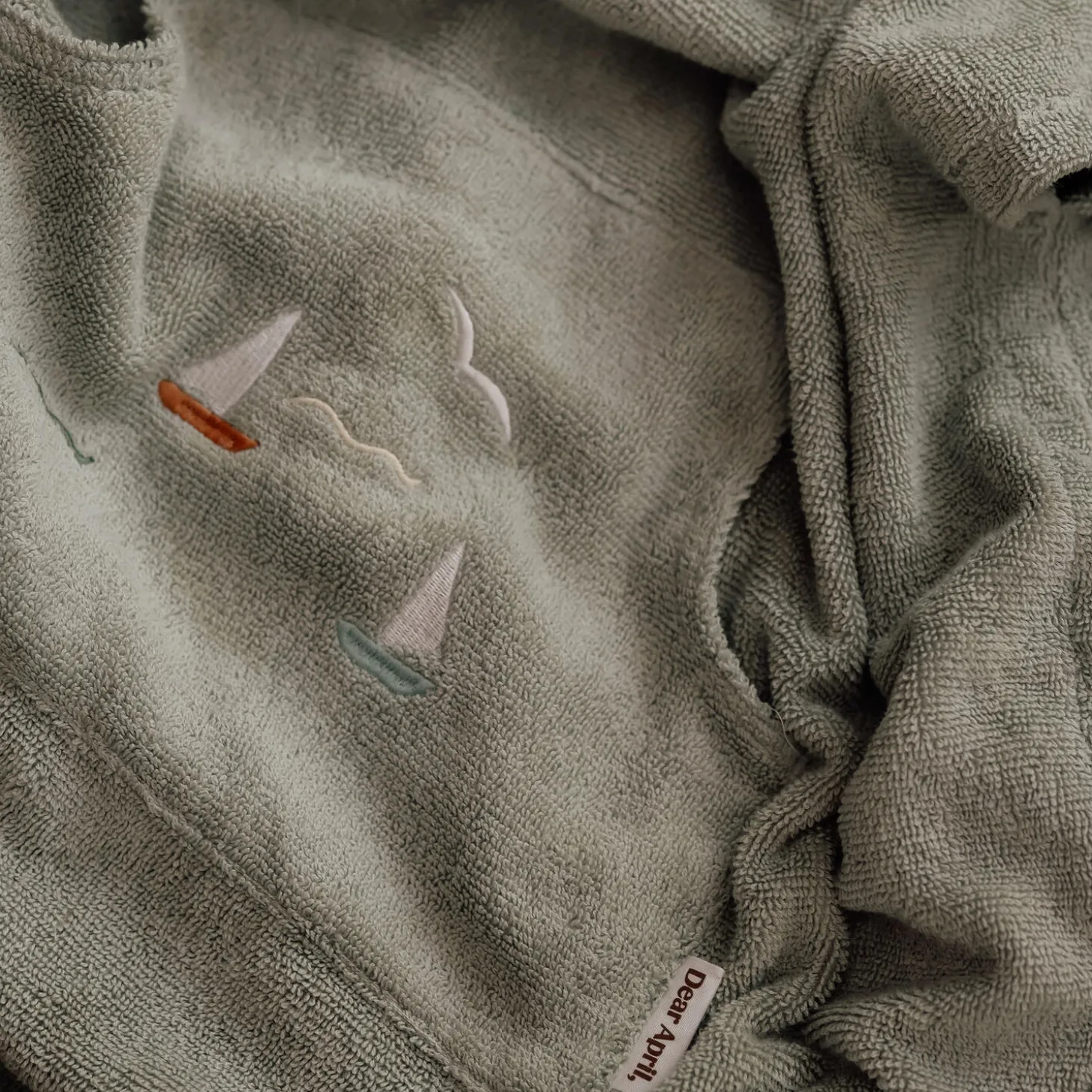 Puk badeponcho, sailboats
