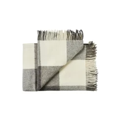 Ærø plaid, 0101 grey white