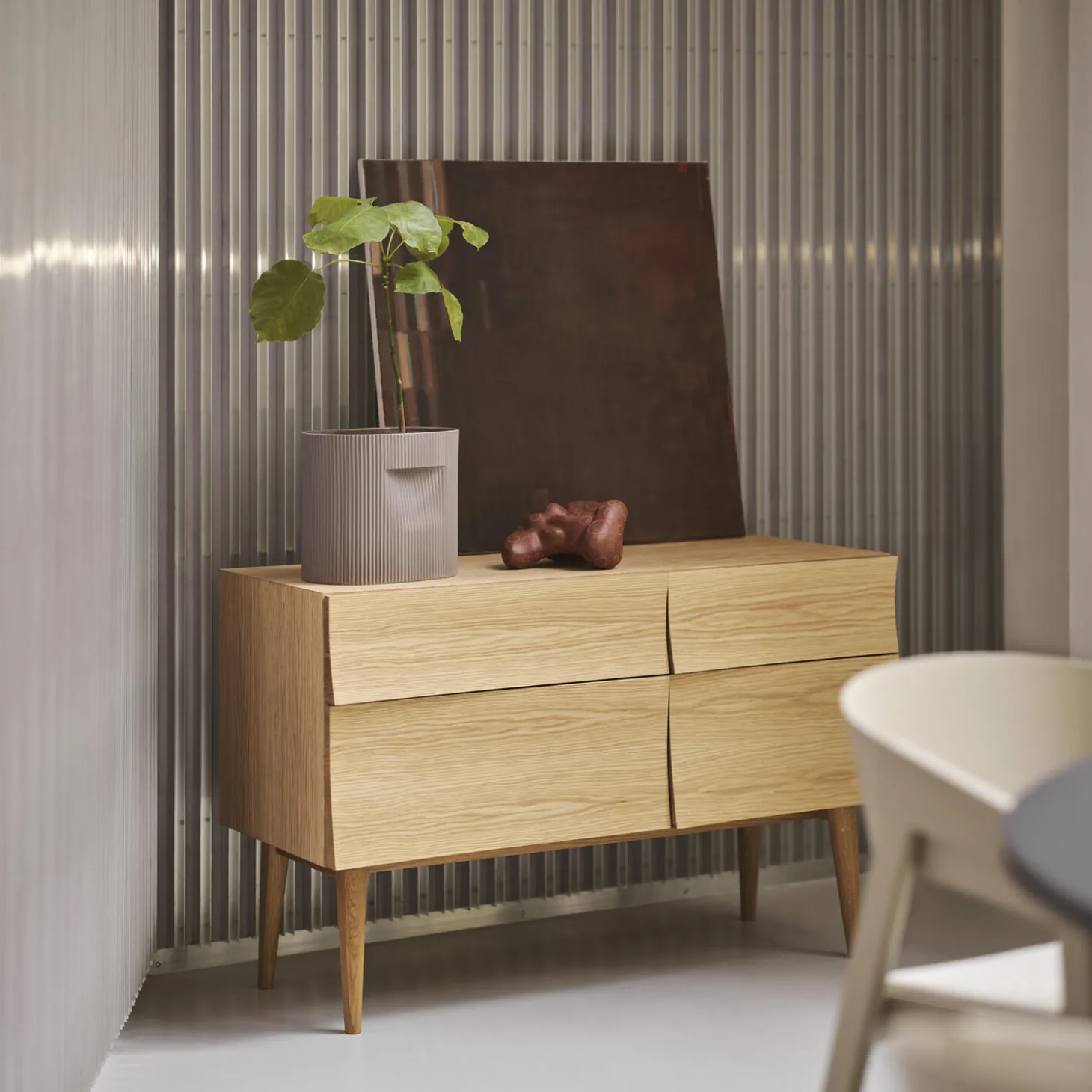 Ridge Planter, taupe