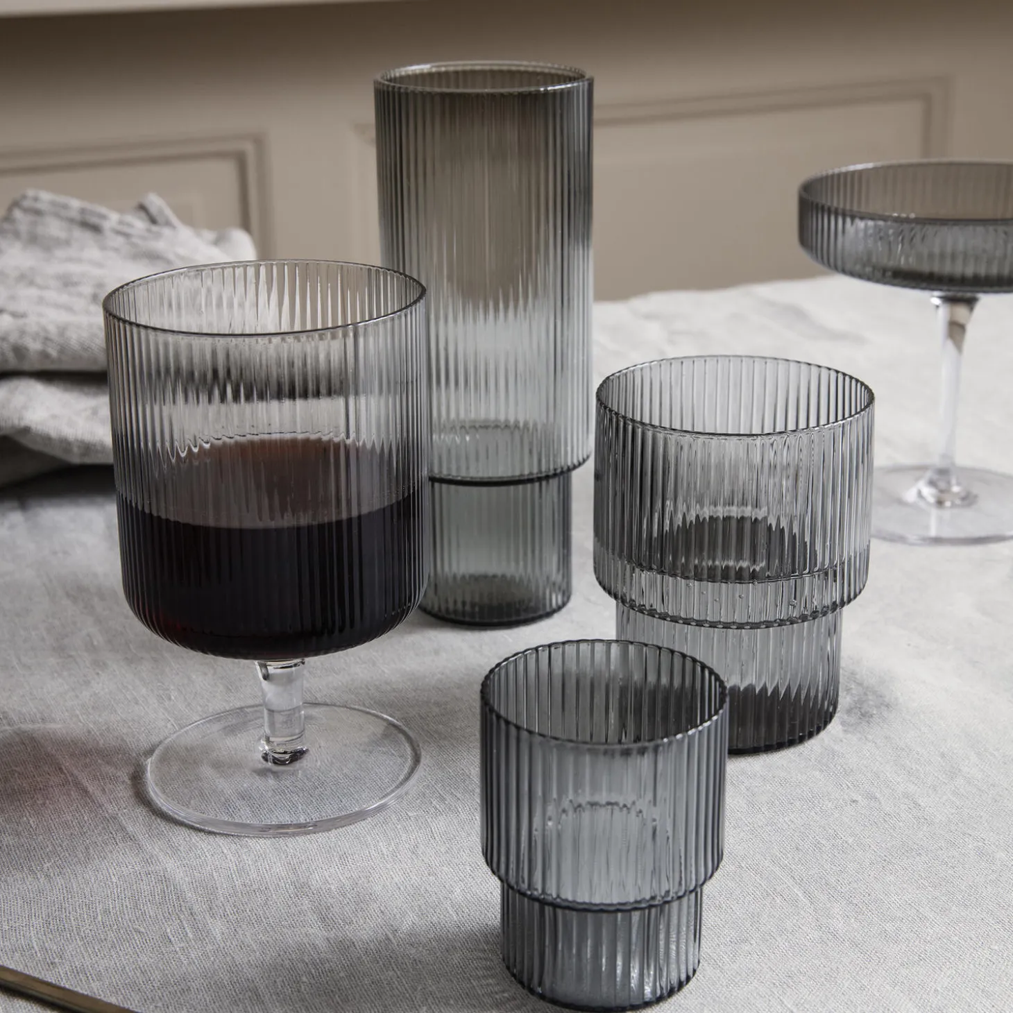Ripple Small Glasses 4 pcs