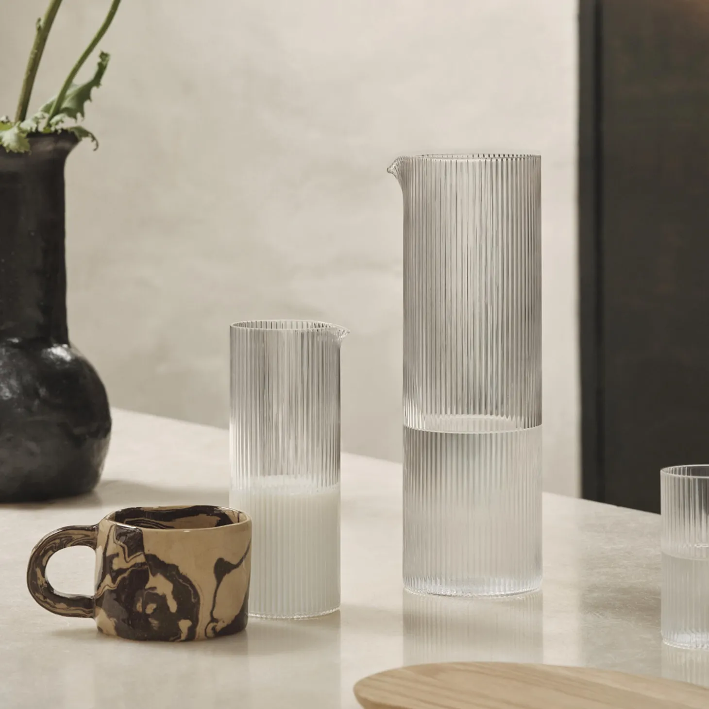Ripple Vandkaraffel, clear