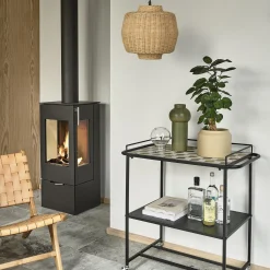 Rost vase, grøn