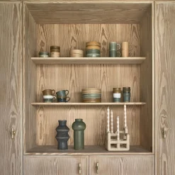 Rost vase, mørkeblå