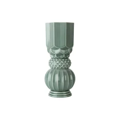 Samsurium Towerbell vase, peacock