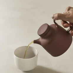 Sand Secrets Tea Pot, red clay