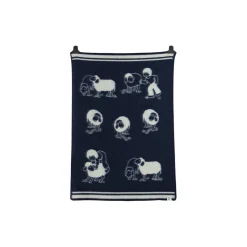 SAU Half Size Throw, blue