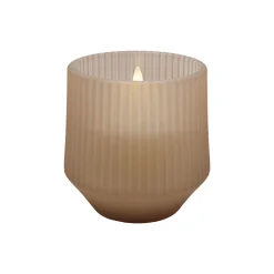Scented wax glass candle uplift, beige