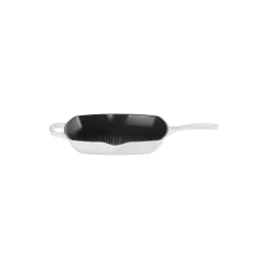 Signature Kvadratisk grillpande, white