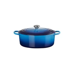 Signature oval gryde 6,3 L, azure blue