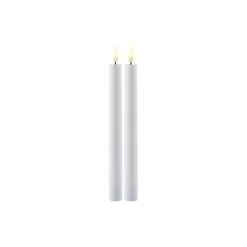 Sille genopladelige kronelys, white