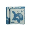 SKOGBUNN Half Size Throw, blue/natural