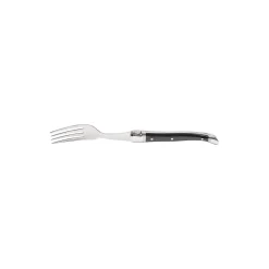 Steakgaffel, sort horn