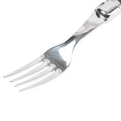 Steakgaffel, sort horn