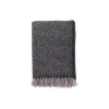 Stella uld plaid, coke grey
