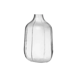 Step vase, clear