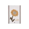 SunFlowerOrgCottonKitchenTowel, white/stone