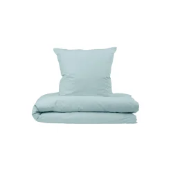 SUPIMA PERCALE sengetøj, minimal blue