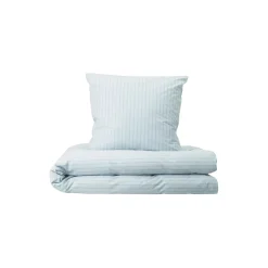 SUPIMA PINSTRIPE sengetøj, minimal blue