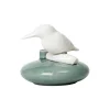 Sweet Stories Kingfisher vase, peacock