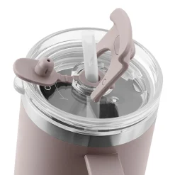 Thermo Cup With Straw, soft rose