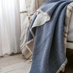 Thyme plaid, blue