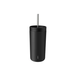 To Go Sip termokop med sugerør, soft black
