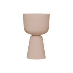 Urtepotte S høj, beige