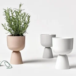 Urtepotte XS, beige