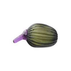 Zucchini glasfigur, moss green